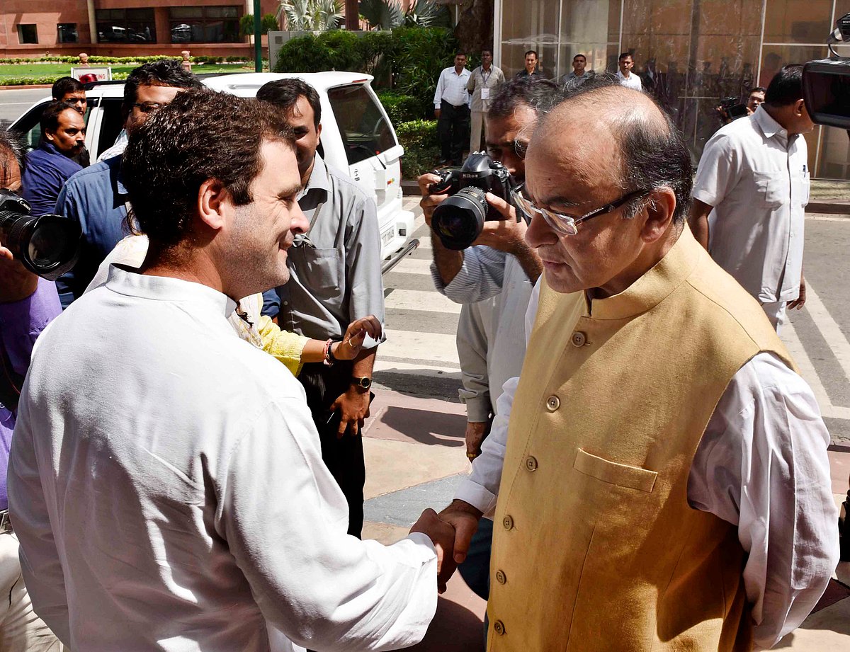 Rahul says Jaitley silent on PNB scam to protect daughter