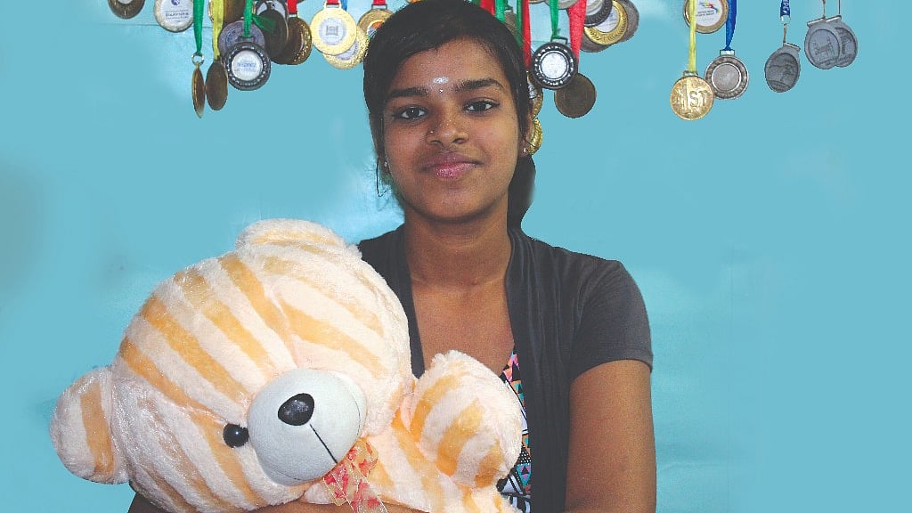 File photo of S Maria, who acted in the film Poorna: Courage Has No Limits