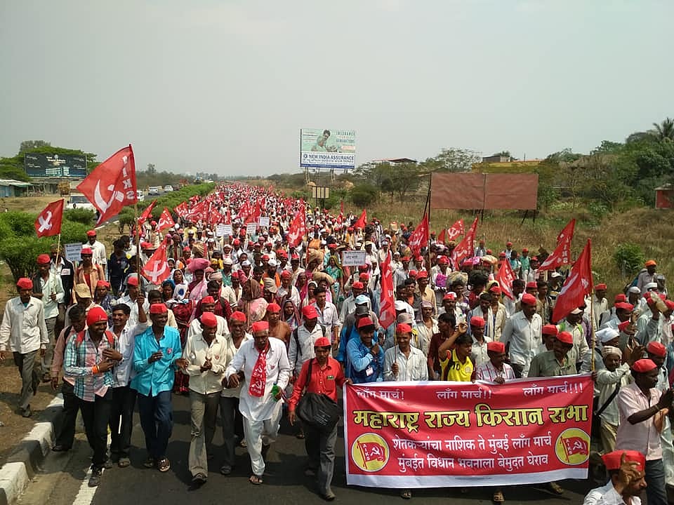 Media ignores farmers agitation in Maharashtra 