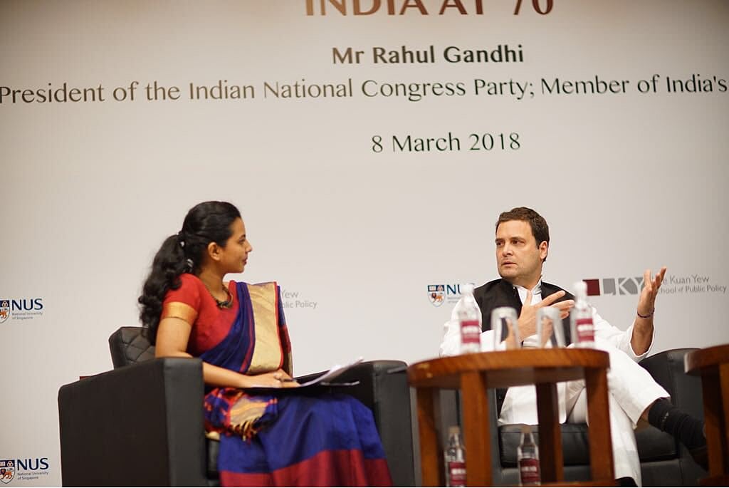 Rahul Gandhi in Singapore, in pictures