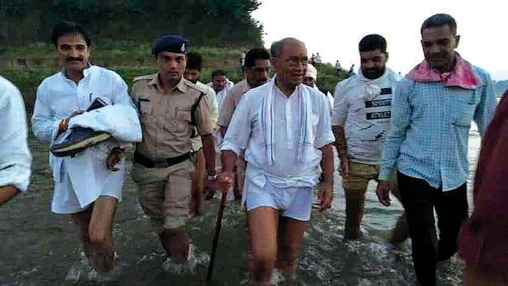 Digvijay Singh on his yatra