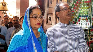 Watch: MP CM Shivraj’s wife on campaign trail faces people’s ire for lack of drinking water
