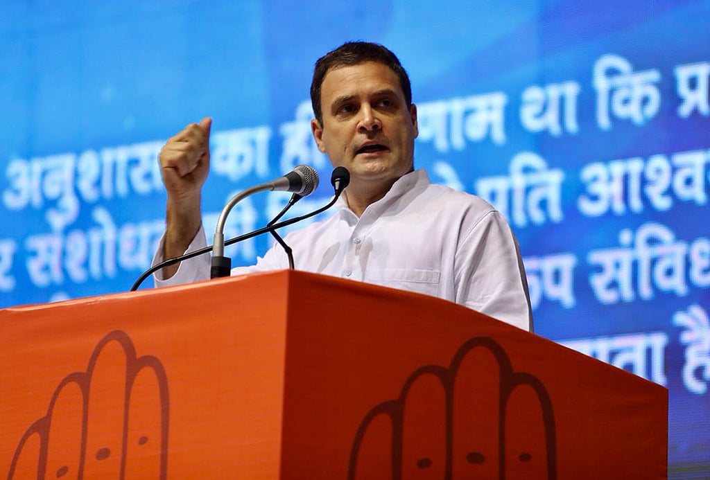 Live updates: Rahul Gandhi kicks off year-long ‘Save the Constitution’ campaign