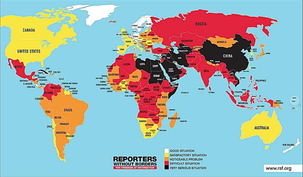 RSF targets PM Narendra Modi for India’s lower press freedom ranking