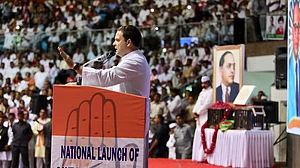 Rahul points to Modi’s Karmayog book to show PM’s “anti-Dalit mindset”