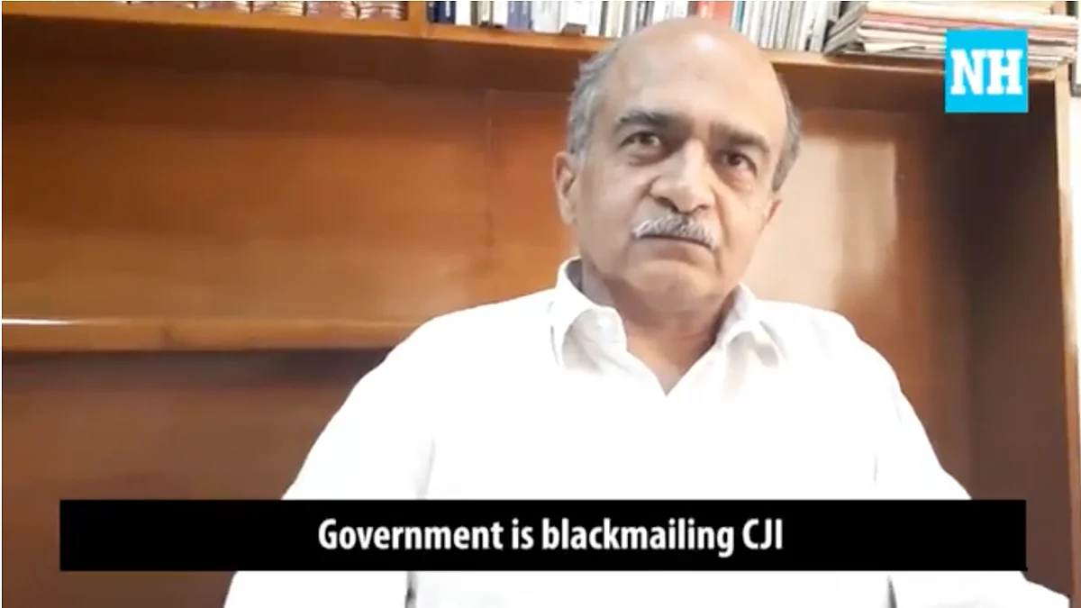Prashant Bhushan: It’s the Government which tried to ‘blackmail the CJI’