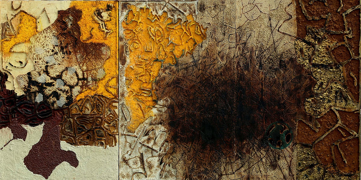 Art review: Three artists, three styles, multiple universes on canvas