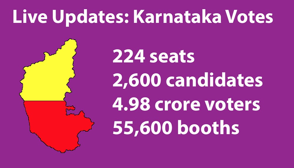 Live Updates: Karnataka votes to elect new state government