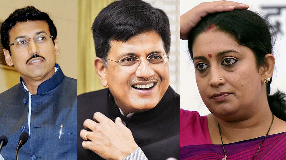 Irani shunted out of I&B, Rathore gets it; Piyush to handle Jaitley’s Fin Min 