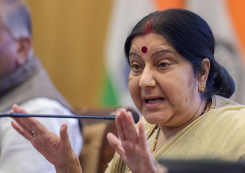 Govt avoids direct reply on whether probe conducted into trolling of Sushma
