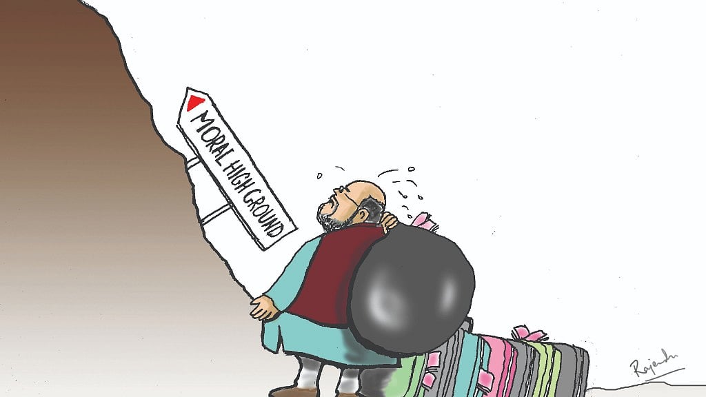 Cartoon by Rajendra Dhodapkar