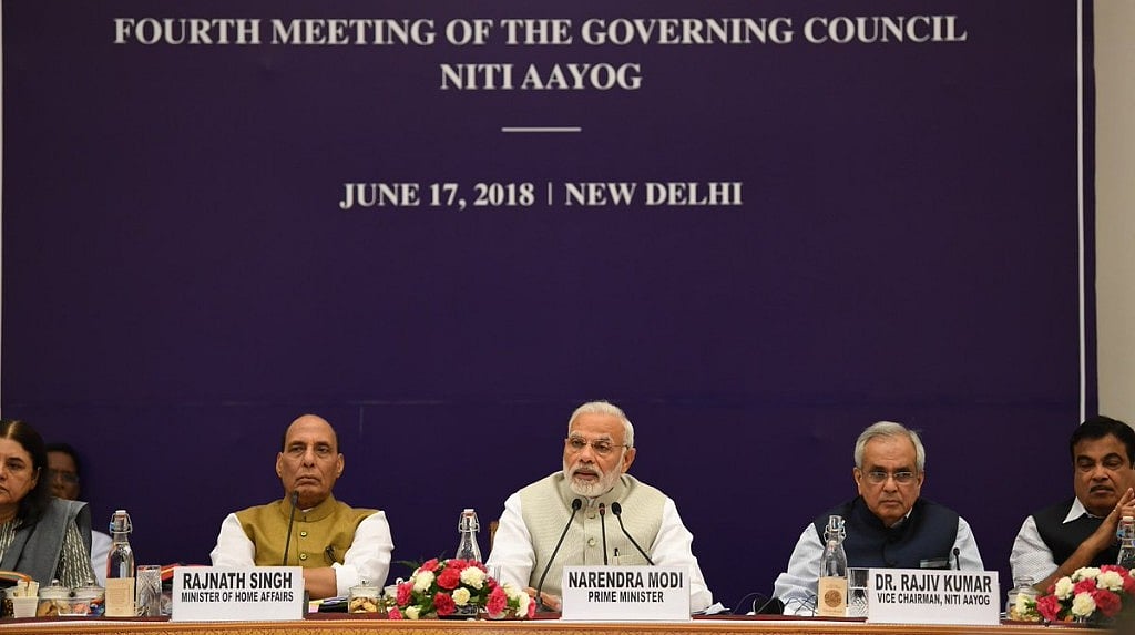 Congress slams PM’s ‘half truths’ in Niti Aayog address