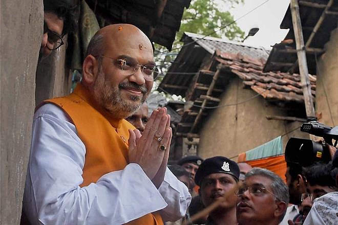 BJP’s ‘Sampark for Samarthan’ goes to glam industry, Amit Shah to meet Lata, Madhuri