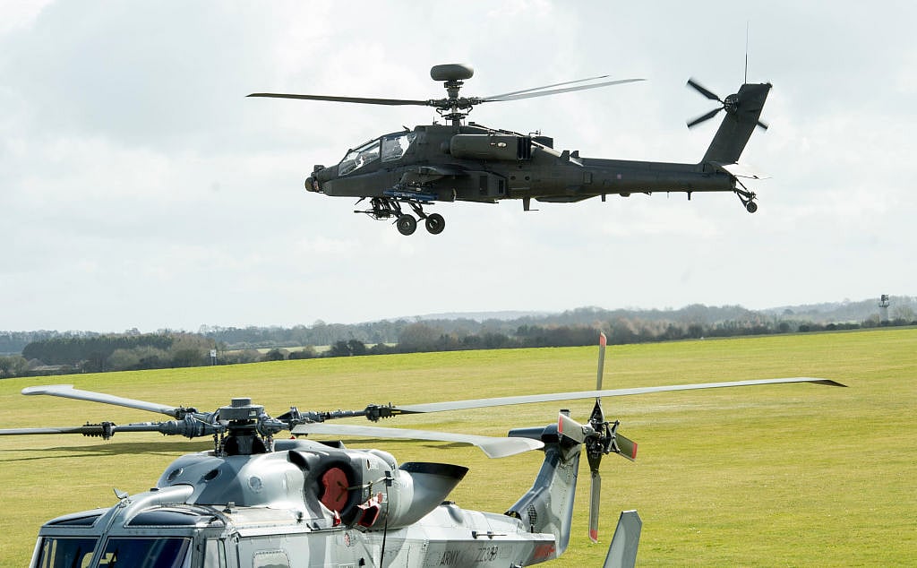 Indian Air Force inducts 8 US-made Apache helicopters 