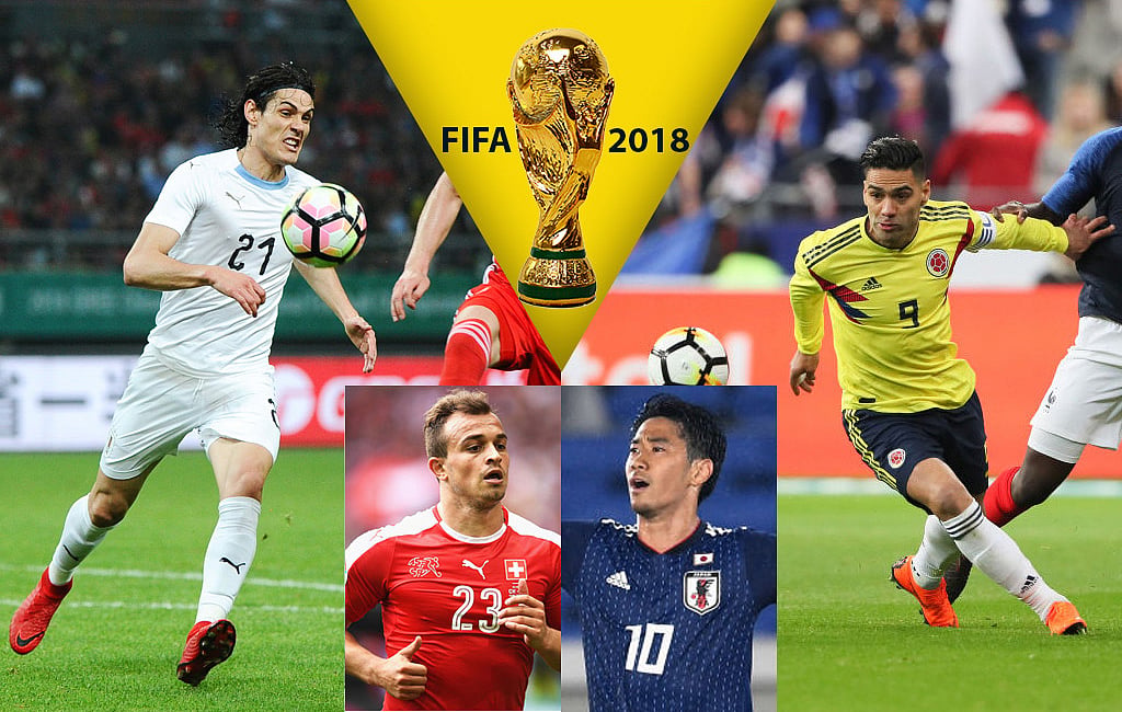 FIFA world cup team preview: Switzerland, Colombia, Uruguay & Japan