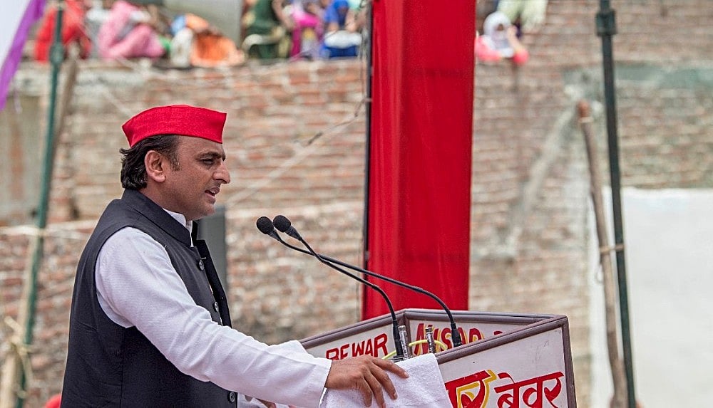 Akhilesh says bungalow damage row a saffron conspiracy to defame him
