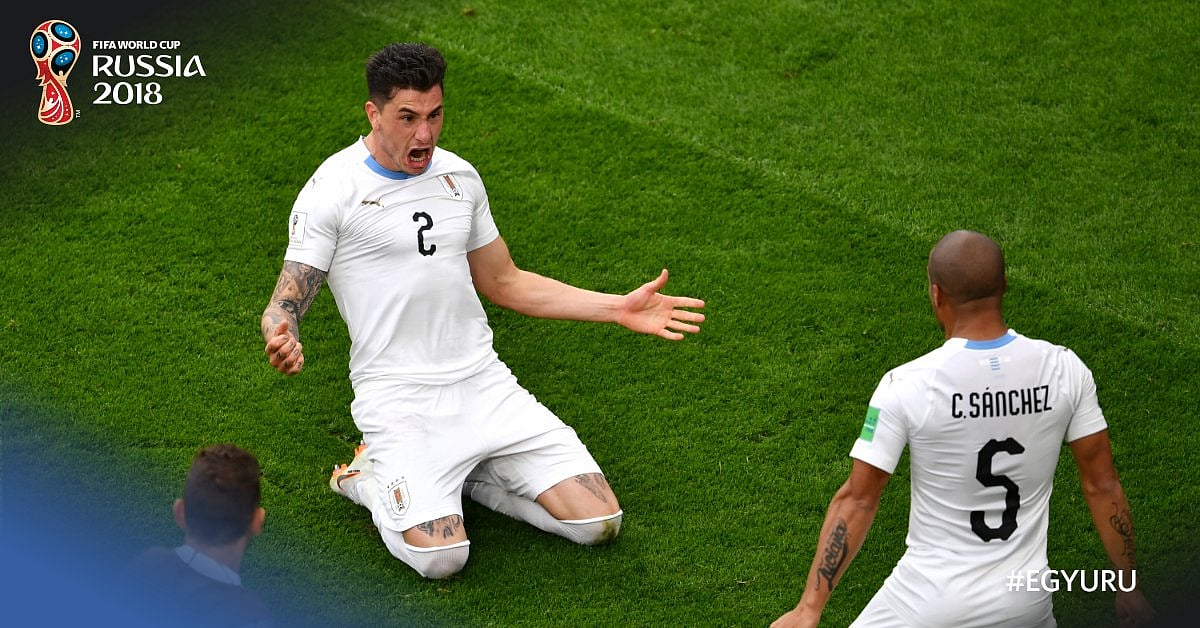 FIFA World Cup: Last minute goal the difference between Uruguay and Egypt