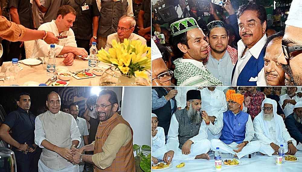 Night of ‘political’ iftars hosted by Congress, BJP, JDU, RJD leaders