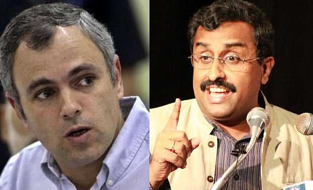 J&K: Ram Madhav, Omar spar over ‘suspended animation’, possible defections