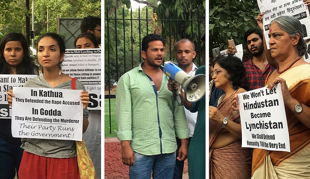 ‘BJP goons’ killed Qasim in Pilkhuwa, says brother at Delhi protest