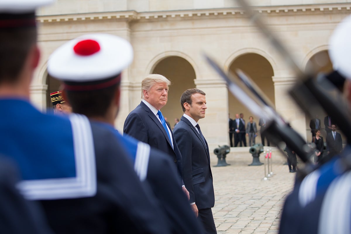 G7 trade agreement will leave US out, Macron warns Trump  