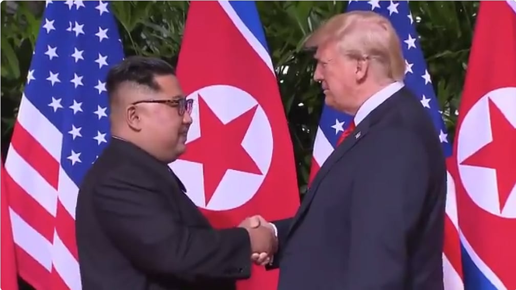 US President Donald Trump and North Korean leader Kim Jong Un