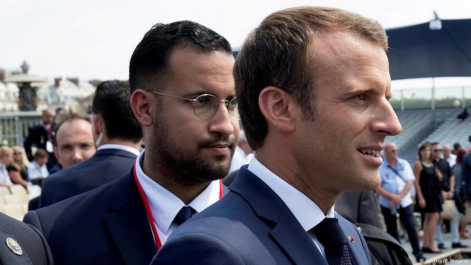 French president Emmanuel Macron slapped during visit to small town