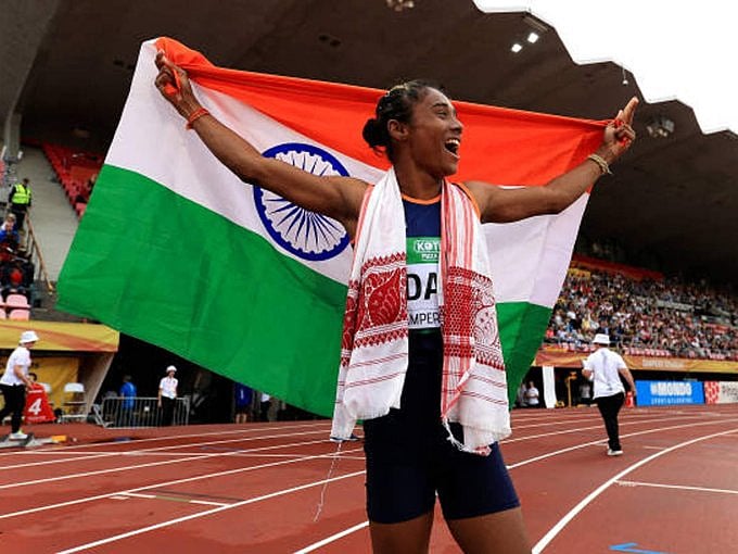 Hima creates history for Indian athletics  