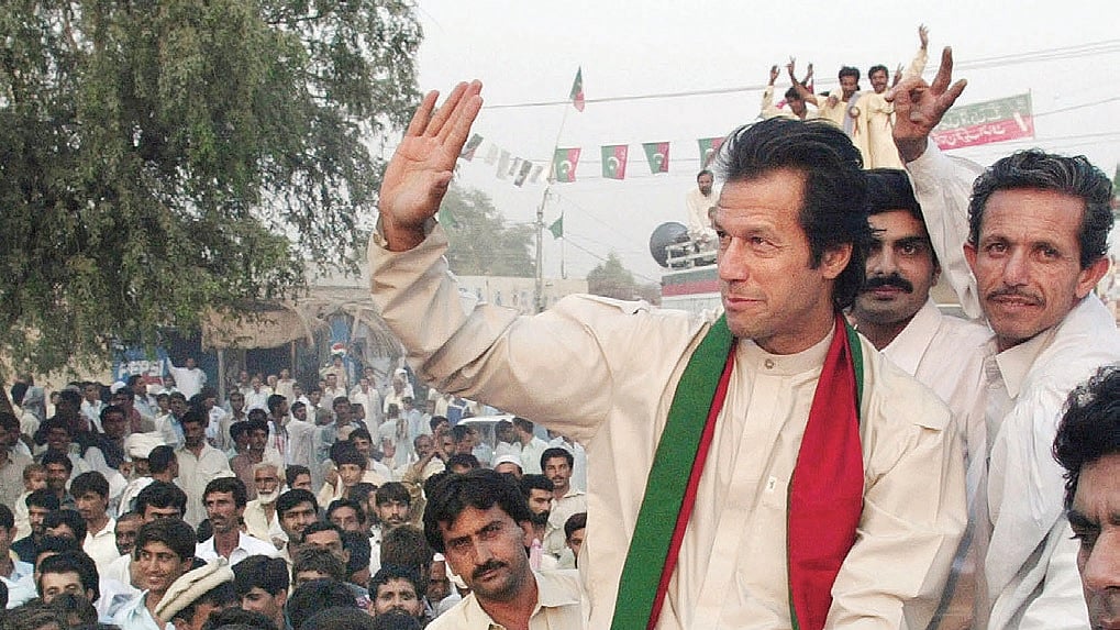 Chairman of Pakistan Tehreek-e-Insaf<b> </b>Imran Khan (file photo)