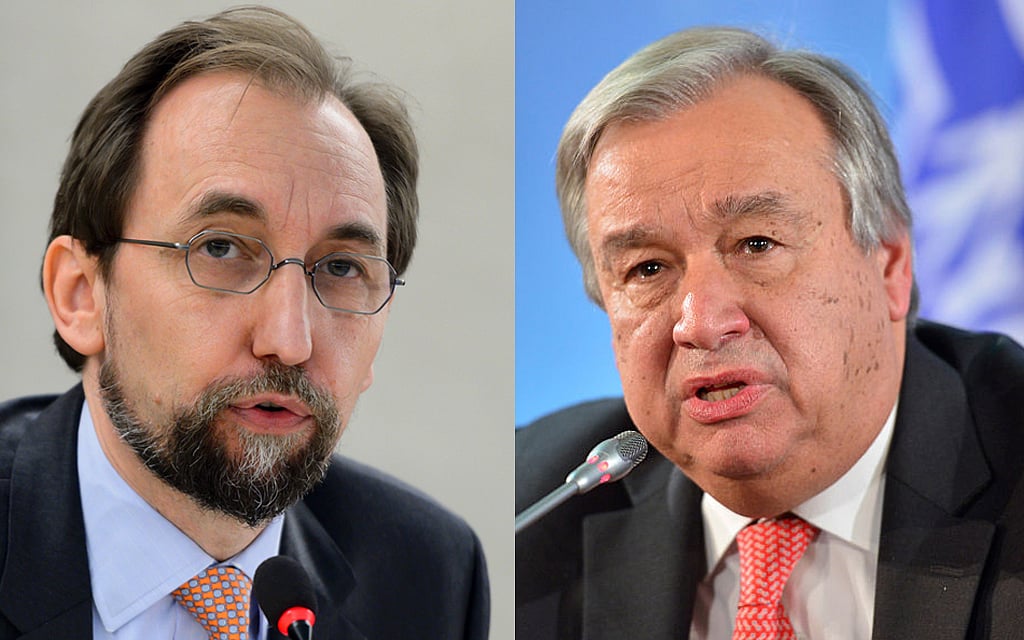 India accuses Zeid of bias on Kashmir, Guterres of overstepping mandate