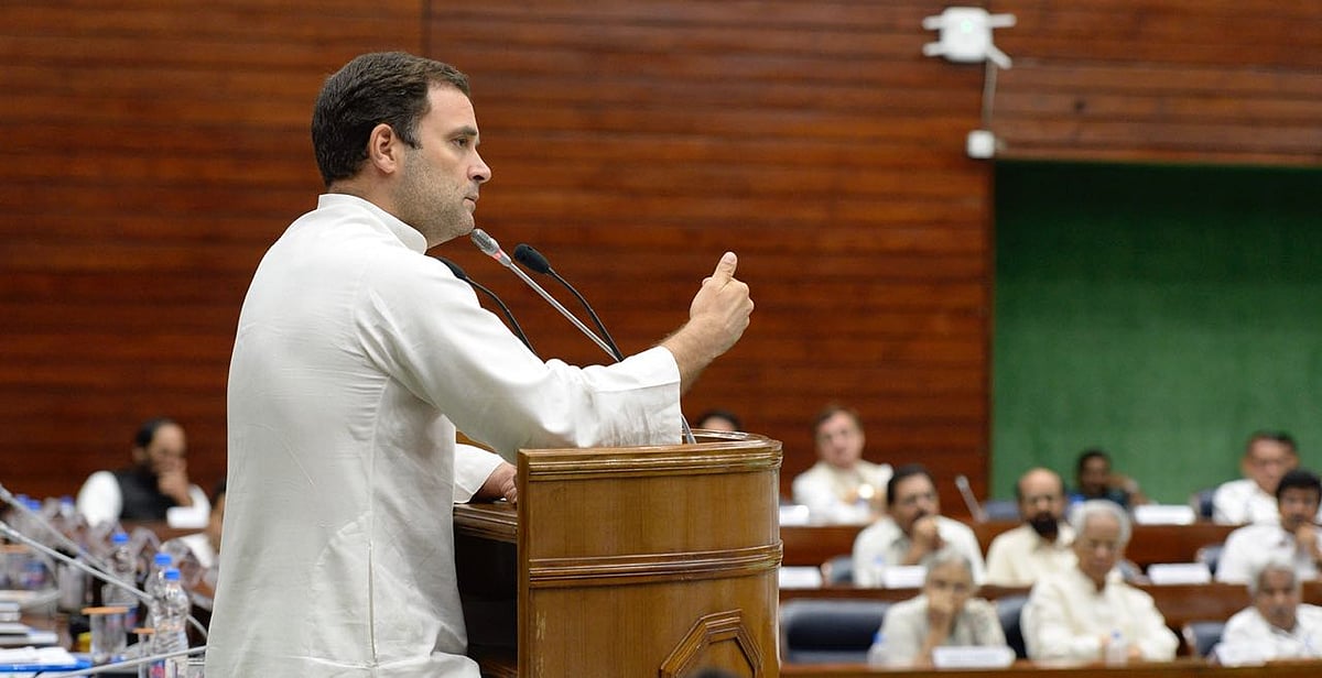 Yogi Govt created fear among Dalits,  minorities, says Rahul to  partymen