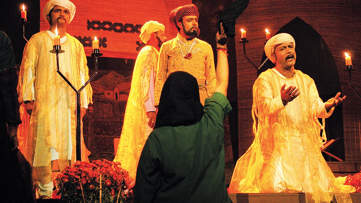 A scene from Dara Shikoh play