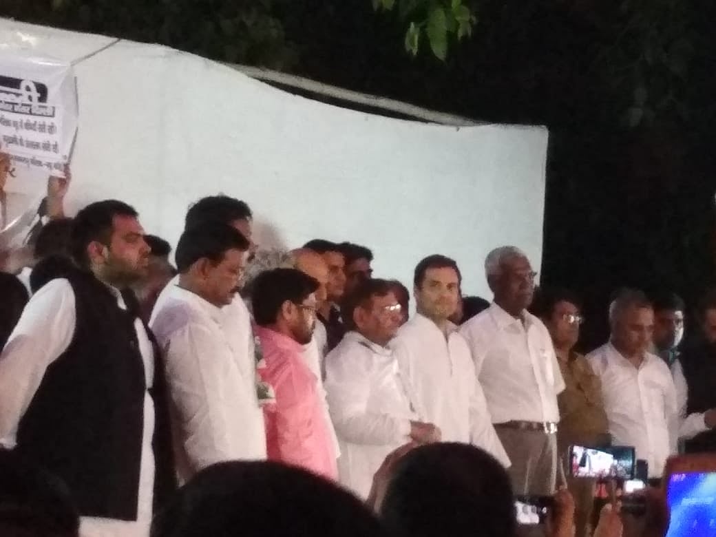 Live: Tejashwi Yadav at Muzaffarpur protest says there is ‘reign of devil in Bihar’ 