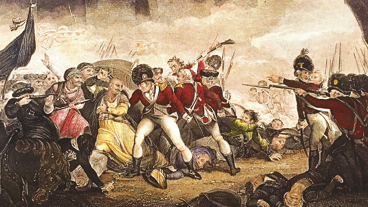 The Last Effort and Fall of Tippoo Sultaun, a Henry Singleton painting. Image from author’s archive&nbsp;