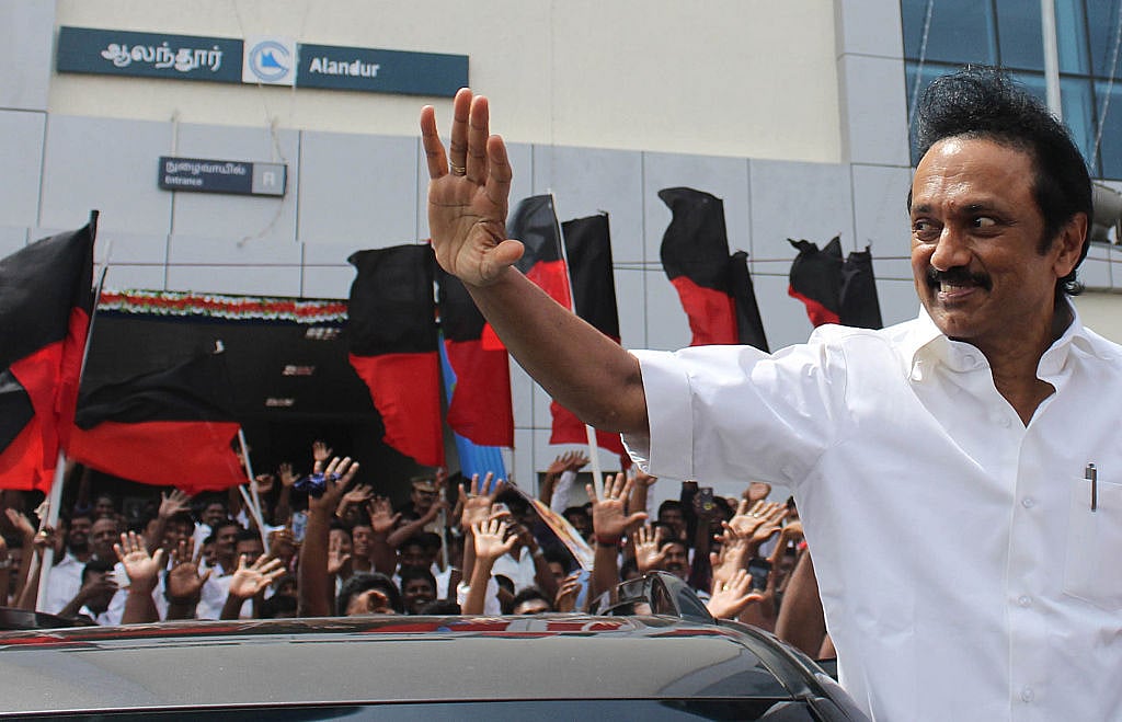 MK Stalin has been elected as DMK President unopposed amidst threats by MK Alagiri