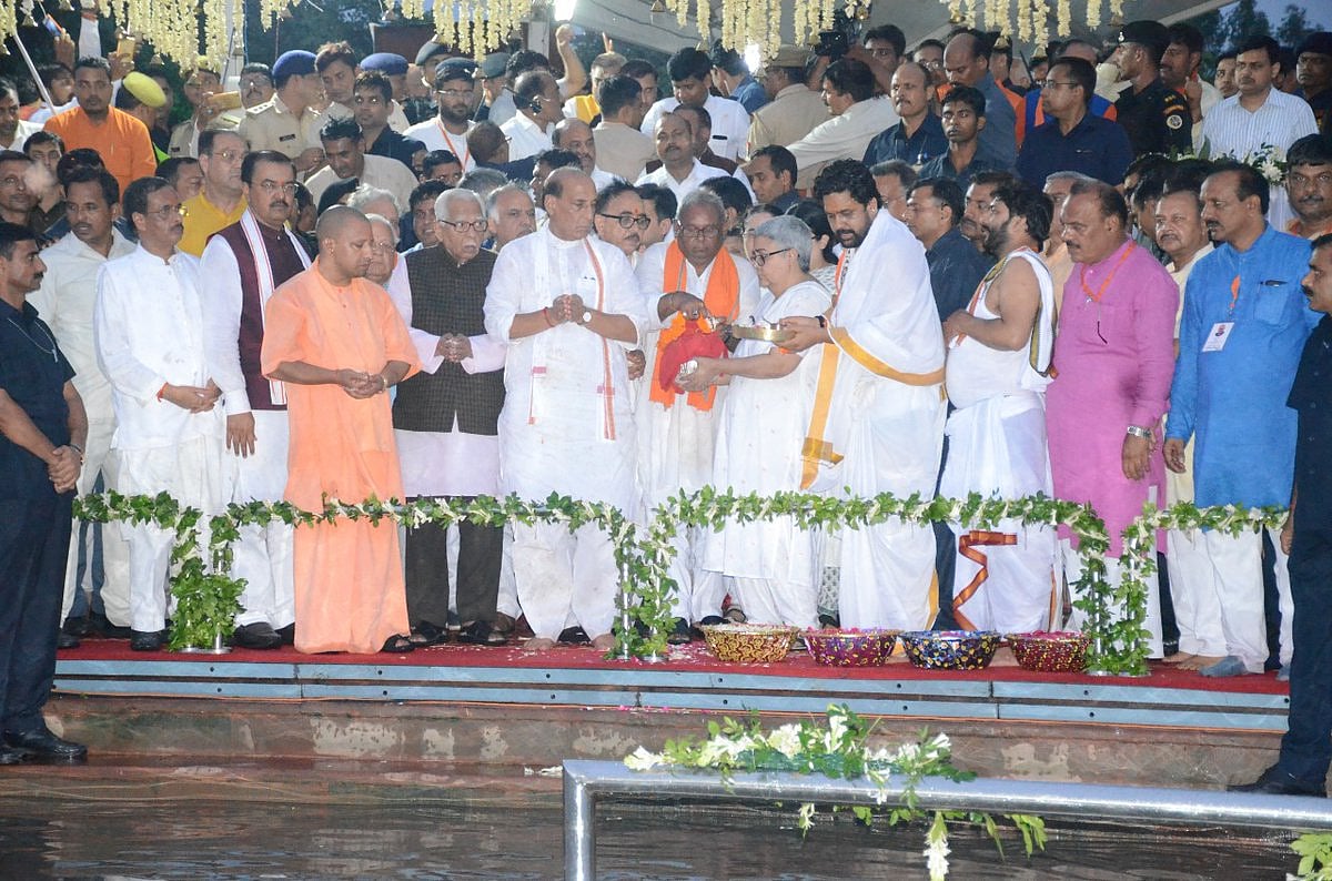 UP: Yogi govt shuts down Lucknow for immersion of Vajpayee’s ashes