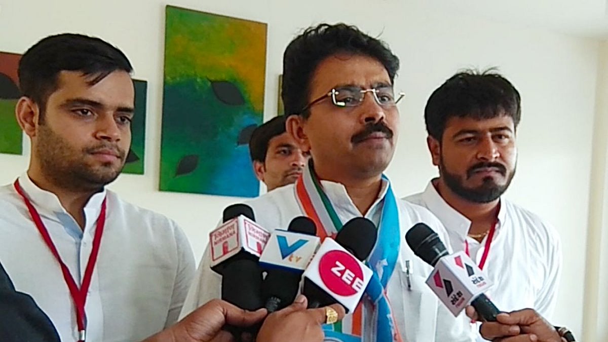 Congress MP and AICC in-charge of Gujarat Rajeev Satav