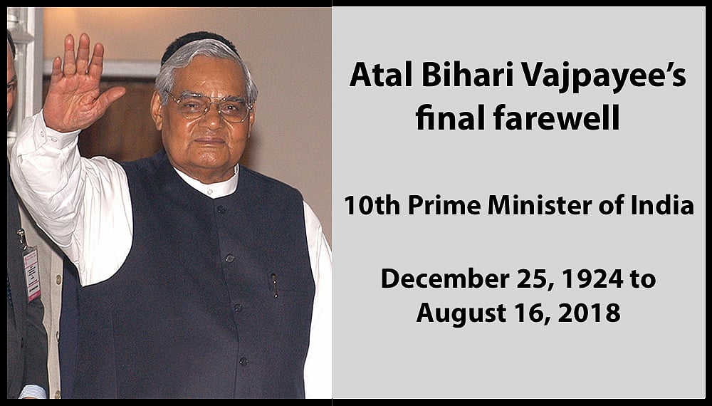 Live: Former Prime Minister Atal Bihari Vajpayee dies at 93, tributes pour in