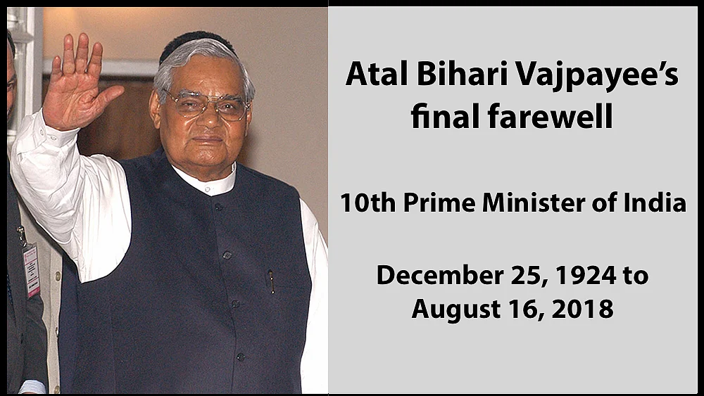 Live: Former Prime Minister Atal Bihari Vajpayee dies at 93, tributes pour in