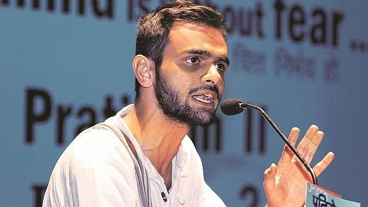 File photo of Umar Khalid (Photo courtesy: Twitter)