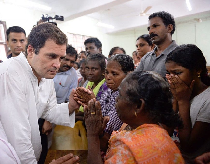 Kerala floods: Rahul Gandhi visits relief camps