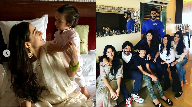 Joyful Rakhi brings Boney Kapoor’s & Saif Ali Khan’s children together