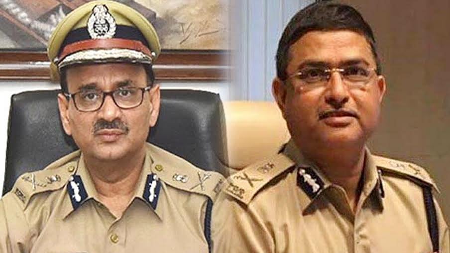 CBI chief Alok Verma and special director Rakesh Asthana (file photos)