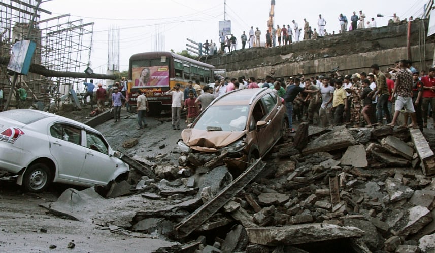 Kolkata bridge collapse: One dead, 25 injured; rail, road traffic disrupted 
