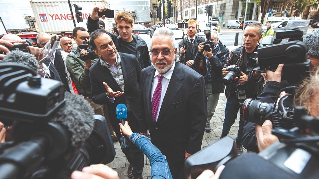 Vijay Mallya arrives at Westminster Magistrates’ Court for an extradition hearing on September 12, 2018 in London, England