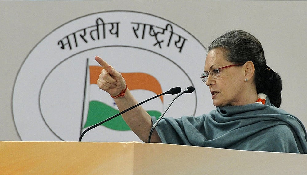 Sonia Gandhi: “Inequality imposed on women in the name of ‘tradition’”