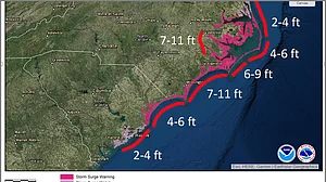 Hurricane Florence batters United States east coast