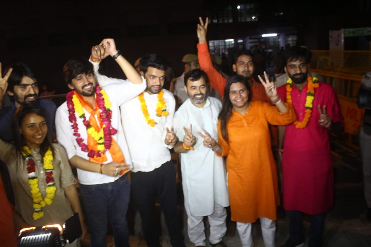 DUSU polls: ABVP bags three posts, NSUI one; CYSS-AISA demands enquiry