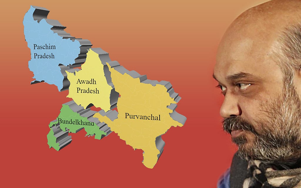 Fazed by Mahagathbandhan, BJP mulls breaking UP into four 