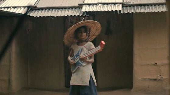 A screen grab of the film by Rima Das ‘Village Rockstar’